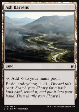 Ash Barrens⁣ - Commander 2016⁣ (Common)⁣ [56]