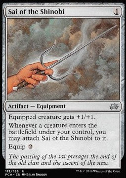 Sai of the Shinobi - Planechase Anthology (Uncommon) [PCA-113]