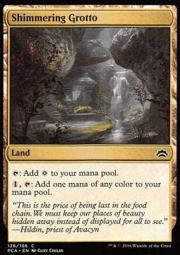 Shimmering Grotto⁣ - Planechase Anthology⁣ (Common)⁣ [126]