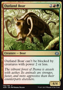 Outland Boar⁣ - Aether Revolt⁣ (Uncommon)⁣ [132]