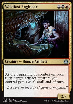 Weldfast Engineer⁣ - Aether Revolt⁣ (Uncommon)⁣ [139]