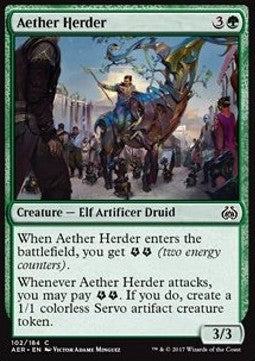 Aether Herder⁣ - Aether Revolt⁣ (Common)⁣ [102]