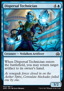 Dispersal Technician⁣ - Aether Revolt⁣ (Common)⁣ [32]
