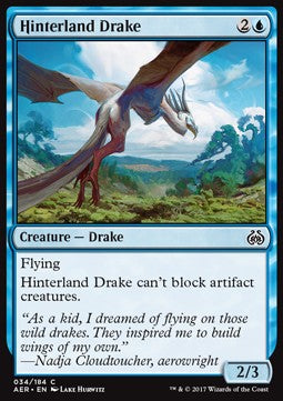 Hinterland Drake⁣ - Aether Revolt⁣ (Common)⁣ [34]