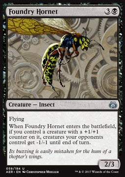 Foundry Hornet⁣ - Aether Revolt⁣ (Uncommon)⁣ [59]