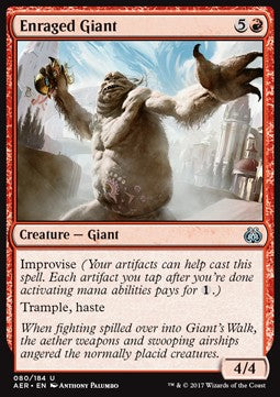 Enraged Giant⁣ - Aether Revolt⁣ (Uncommon)⁣ [80]
