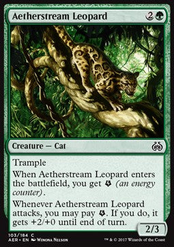 Aetherstream Leopard⁣ - Aether Revolt⁣ (Common)⁣ [103]