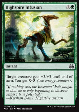 Highspire Infusion⁣ - Aether Revolt⁣ (Common)⁣ [111]
