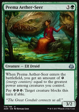 Peema Aether-Seer⁣ - Aether Revolt⁣ (Uncommon)⁣ [119]