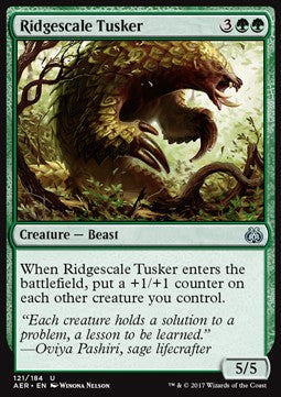 Ridgescale Tusker⁣ - Aether Revolt⁣ (Uncommon)⁣ [121]