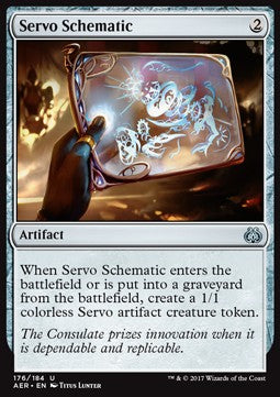 Servo Schematic⁣ - Aether Revolt⁣ (Uncommon)⁣ [176]
