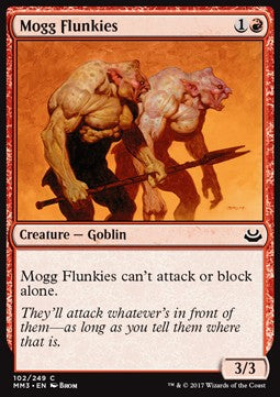 Mogg Flunkies⁣ - Modern Masters 2017⁣ (Common)⁣ [102]