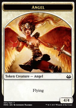 Angel Token (White 4/4)⁣ - Modern Masters 2017⁣ (Token)⁣ [T01]