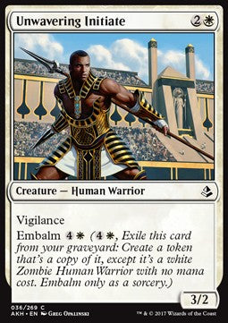 Unwavering Initiate⁣ - Amonkhet⁣ (Common)⁣ [36]