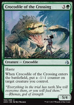 Crocodile of the Crossing⁣ - Amonkhet⁣ (Uncommon)⁣ [162]