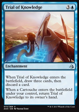 Trial of Knowledge⁣ - Amonkhet⁣ (Uncommon)⁣ [73]