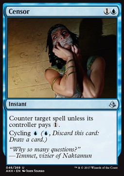Censor⁣ - Amonkhet⁣ (Uncommon)⁣ [46]