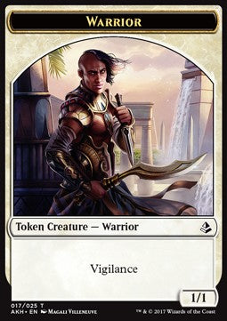 Warrior Token (White 1/1 Vigilance)⁣ - Amonkhet⁣ (Token)⁣ [T17]