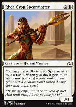 Rhet-Crop Spearmaster⁣ - Amonkhet⁣ (Common)⁣ [26]