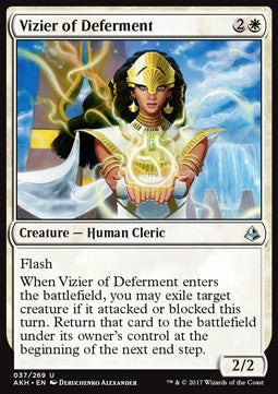 Vizier of Deferment⁣ - Amonkhet⁣ (Uncommon)⁣ [37]