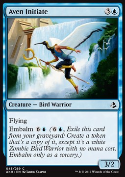 Aven Initiate⁣ - Amonkhet⁣ (Common)⁣ [43]