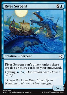 River Serpent⁣ - Amonkhet⁣ (Common)⁣ [66]