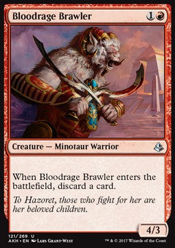 Bloodrage Brawler⁣ - Amonkhet⁣ (Uncommon)⁣ [121]