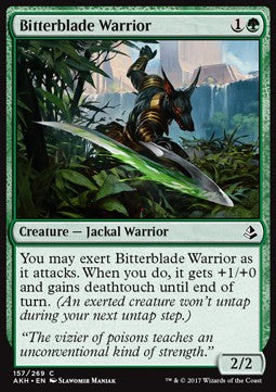 Bitterblade Warrior⁣ - Amonkhet⁣ (Common)⁣ [157]