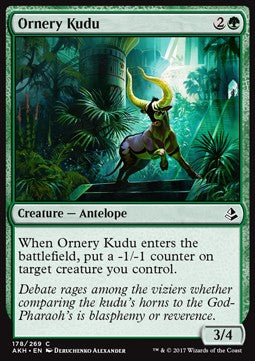 Ornery Kudu⁣ - Amonkhet⁣ (Common)⁣ [178]