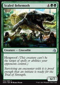 Scaled Behemoth⁣ - Amonkhet⁣ (Uncommon)⁣ [184]