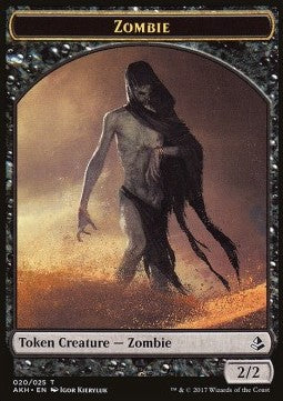 Zombie Token (B 2/2) / Gideon of the Trials Emblem⁣ - Amonkhet⁣ (Token)