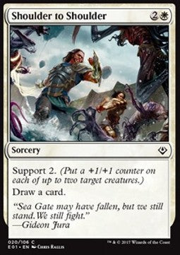 Shoulder to Shoulder⁣ - Archenemy: Nicol Bolas⁣ (Common)⁣ [20]