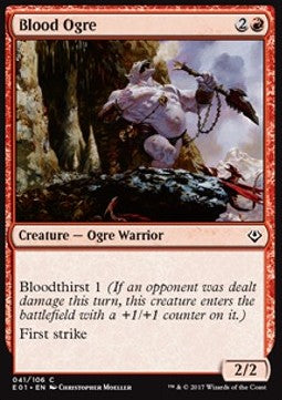 Blood Ogre⁣ - Archenemy: Nicol Bolas⁣ (Common)⁣ [41]