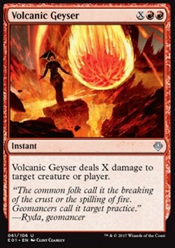 Volcanic Geyser⁣ - Archenemy: Nicol Bolas⁣ (Uncommon)⁣ [61]