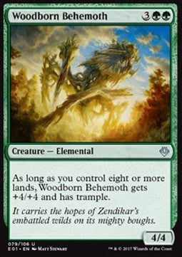 Woodborn Behemoth⁣ - Archenemy: Nicol Bolas⁣ (Uncommon)⁣ [79]