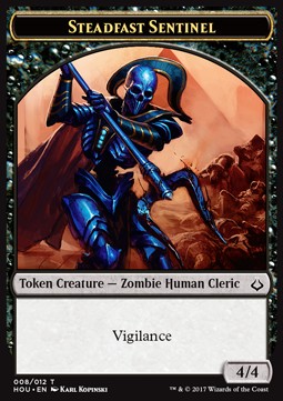 Steadfast Sentinel Token⁣ - Hour of Devastation⁣ (Token)⁣ [T08]