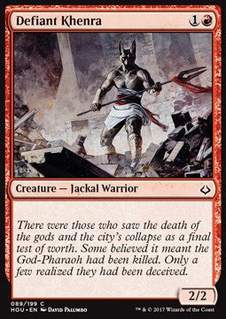 Defiant Khenra⁣ - Hour of Devastation⁣ (Common)⁣ [89]