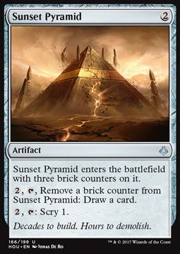 Sunset Pyramid⁣ - Hour of Devastation⁣ (Uncommon)⁣ [166]