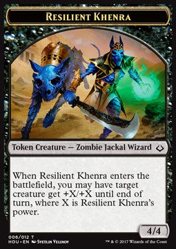 Resilient Khenra Token⁣ - Hour of Devastation⁣ (Token)⁣ [T06]