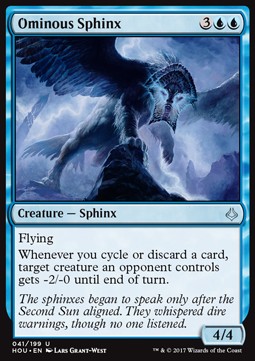 Ominous Sphinx⁣ - Hour of Devastation⁣ (Uncommon)⁣ [41]