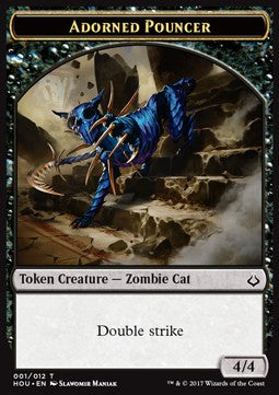 Adorned Pouncer Token⁣ - Hour of Devastation⁣ (Token)⁣ [T01]