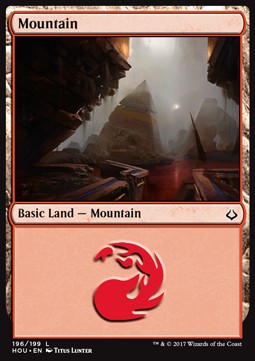 Mountain (V.2)⁣ - Hour of Devastation⁣ (Land)⁣ [196]