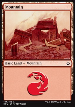 Mountain (V.3)⁣ - Hour of Devastation⁣ (Land)⁣ [197]