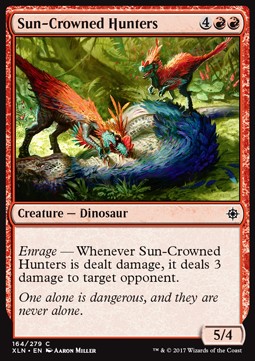 Sun-Crowned Hunters⁣ - Ixalan⁣ (Common)⁣ [164]