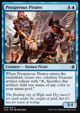 Prosperous Pirates⁣ - Ixalan⁣ (Common)⁣ [69]