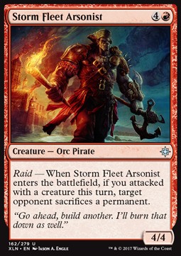 Storm Fleet Arsonist⁣ - Ixalan⁣ (Uncommon)⁣ [162]