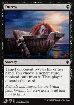 Duress⁣ - Ixalan⁣ (Common)⁣ [105]