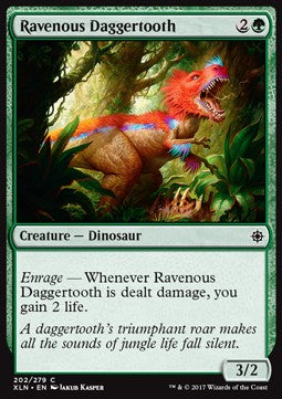 Ravenous Daggertooth⁣ - Ixalan⁣ (Common)⁣ [202]