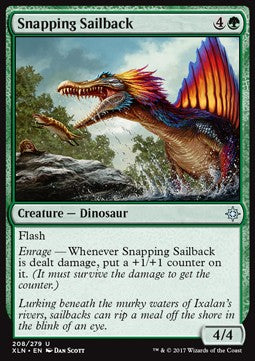 Snapping Sailback⁣ - Ixalan⁣ (Uncommon)⁣ [208]