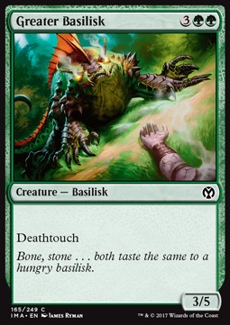 Greater Basilisk⁣ - Iconic Masters⁣ (Common)⁣ [165]